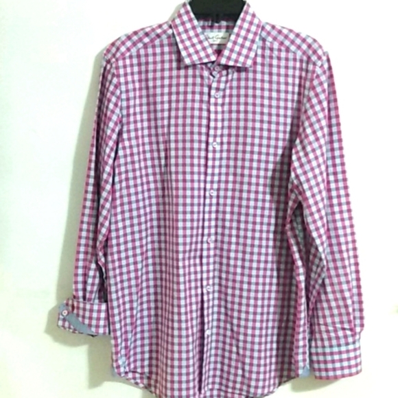 ROBERT GRAHAM GINGHAM BUTTON DOWN SHIRT - Picture 10 of 10